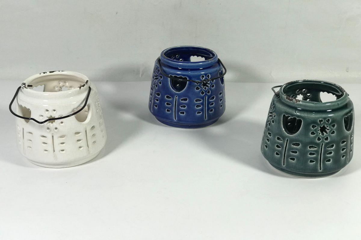 PORTAVELA DE CERAMICA 10X10X10 CM