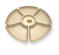 HBE COPETINERO PLASTICO 6 BOCAS COLOR BEIGE