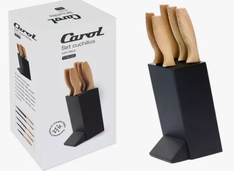 CUCHILLAS SET x6 PZ C-CONTENEDOR