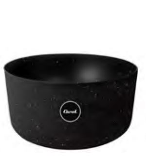 BOWL PLAST. RECTO D.18x8cm LGRA-NGR