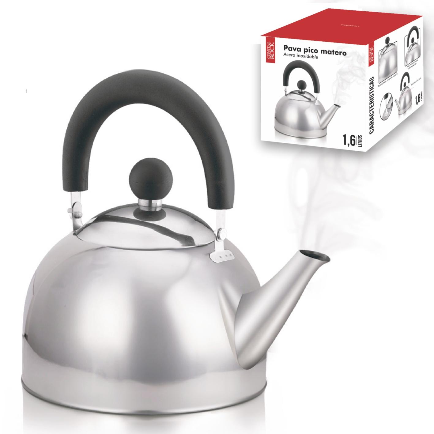Pavas Acero Inox. Pico Matero 1.6 Litros