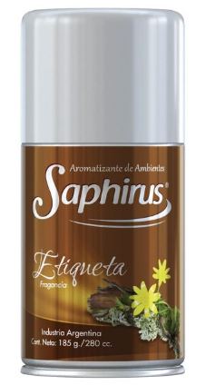 Saphirus/Aerosol Ambiental - Aerosol Etiqueta