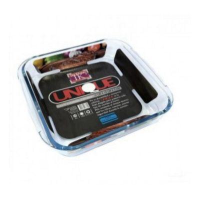 Fuente rect con asas UNIQUE 24.5x22x5cm aprox // LHP-FP-1.8L