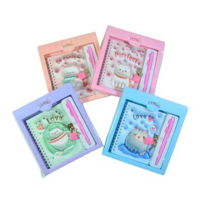 DIARIO INTIMO + CANDADO + LAPICERA 20X23