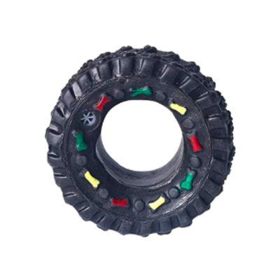 JUGUETE RUEDA CHIFLE PARA MASCOTAS 8*3,5CM