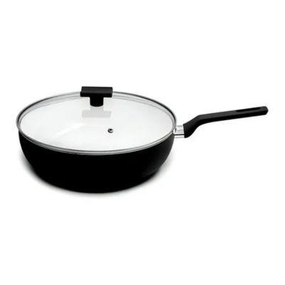 Wok Ceramica 30cm C/tapa Vidrio C.b ART:5303