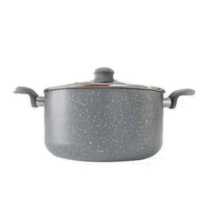 Cacerola C/tapa 28cm Vidrio Granito ART:0888