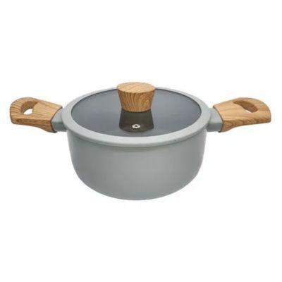 Cacerola N*24 Scandi Grey M/madera.