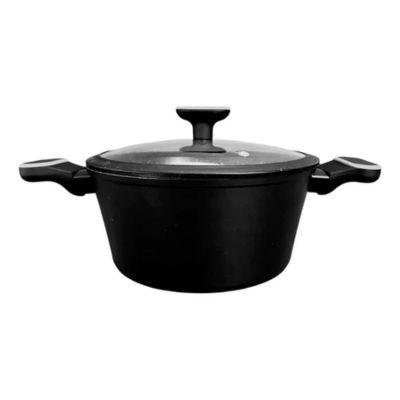 Cacerola Induccion 24cm Granito Negro. 8724