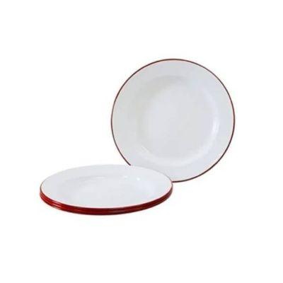 Plato 20cm Enlozado Blanco. WJ120R