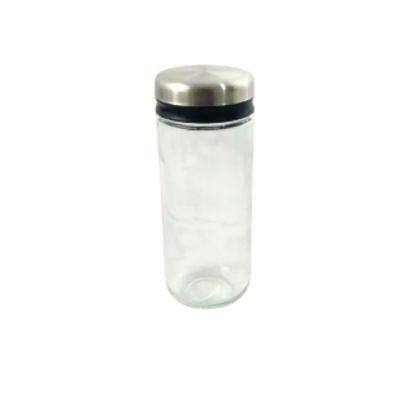 Frasco Vidrio c/tapa acero