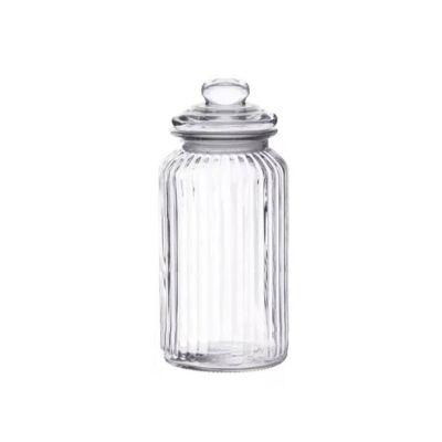 Frasco Vidrio Mil Rayas 23cm