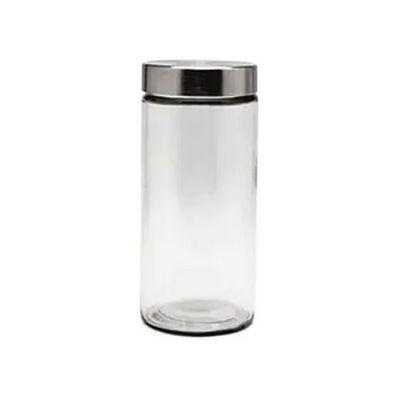 Frasco Vidrio Cilindro T/cromo 