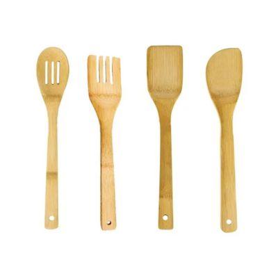 Set X4 Utensilios Bambo 