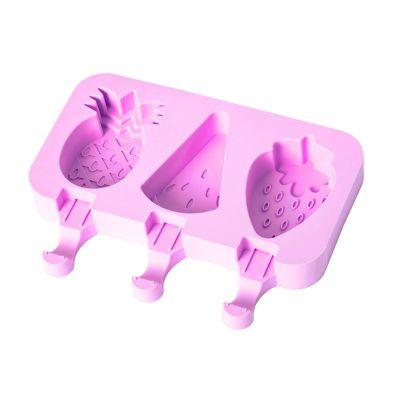 Molde De Silicona Frutas+palitos