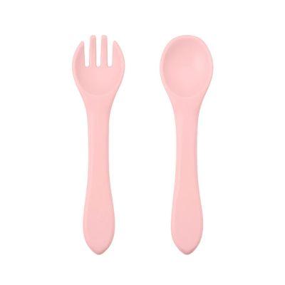 Cubiertos Infantiles de silicona 