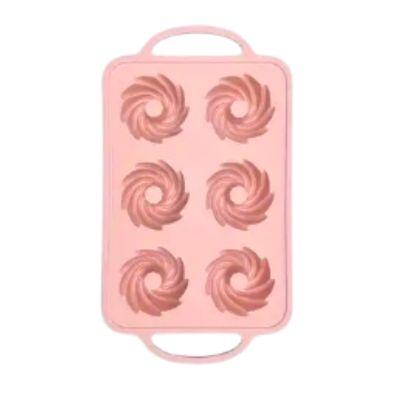 Molde De Silicona de pastelitos X6
