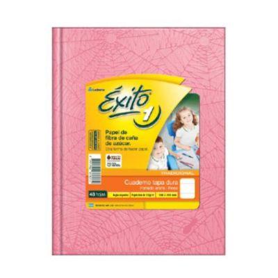 Cuaderno Rayado 48HJS Rosa ÉXITO