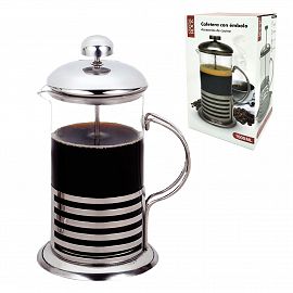 CAFETERA EMBOLO BASE ACERO 1000 ML REF CR11331 COCINA CAFETERIA