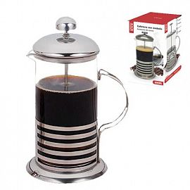 CAFETERA EMBOLO BASE ACERO 600 ML REF CR11329 COCINA CAFETERIA