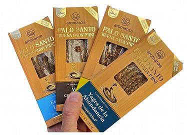 Mini Palo Santo Buena Onda x 8 NARANJA PIMIENTA