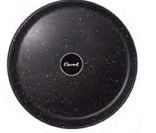 PLATO PLAST CHICO 21cm/GRANITO-NGR