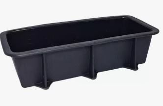 BUDINERA SILICONA 25.5x11.5x6.5 NEGro