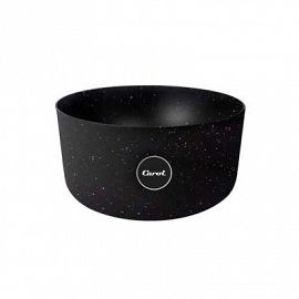 BOWL PLAST. RECTO D.18x8cm LGRA-NGR