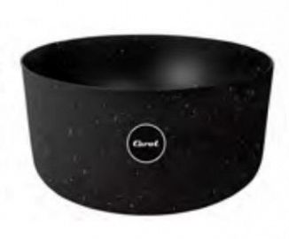 BOWL PLAST. RECTO D 20x8cm LGRA-NGR