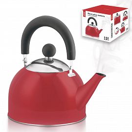 Pavas Acero Roja Pico Matero 2 Litros