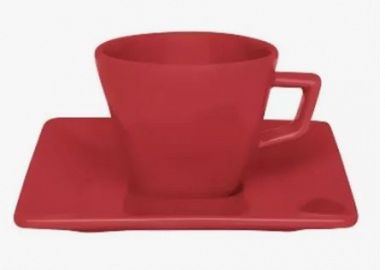Taza De Te C/plato Nara Rojo200cc. ART.GY042103