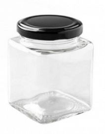 Frasco De Vidrio Tapa Negra 1500ml 29632