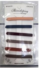 Set X6 Hebillas Clip Colores. NJ12977