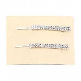 Set X2 Hebillas C/Brillo Plateado