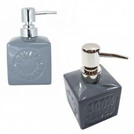 Dispenser Jabon Ceramica Cubo. EA35-08-03