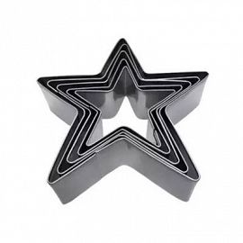 Molde Para Galletita X5 Estrella