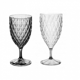 Copa Agua Glamour 380ml Transp.
