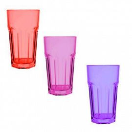 Vaso D-p Facetado Cristal 350cc 1014