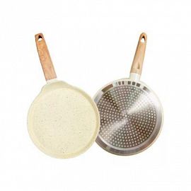 Panquequera Induccion 22cm Beige. 