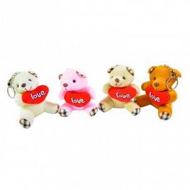 LLAVERO INFANTIL OSITO LOVE 10 CM