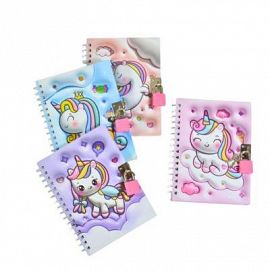 DIARIO INTIMO + CANDADO + LAPICERA 20X23