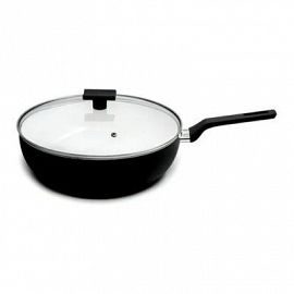 Wok Ceramica 30cm C/tapa Vidrio C.b ART:5303