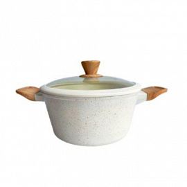 Cacerola Induccion 18cm Granito Beige.