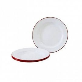Plato 20cm Enlozado Blanco. WJ120R