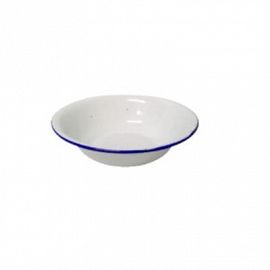 Bowl enlozado 22cm Borde Azul. 1011-22