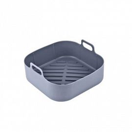 MOLDE CUADRADO SILICONA CON MANIJAS 17CM