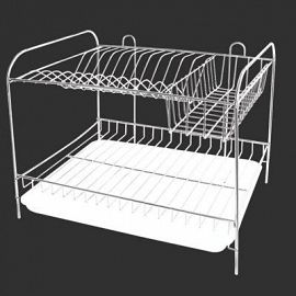 ESCURRE PTOS X 12 U. C/ CUB. X 2 PISOS CROM.  ART.7030