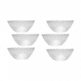 bowl x6 12.5cm aprox ROSE