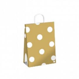 Bolsa White Dots 22x10x30