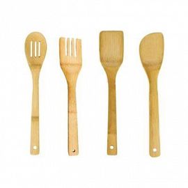 Set X4 Utensilios Bambo 